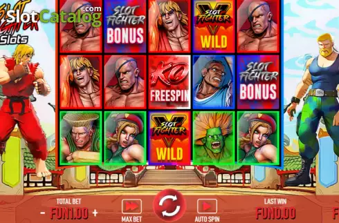 Game screen. Slot Fighter slot