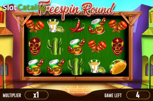 Free Spins screen 2. Spicy Mexican Chili slot