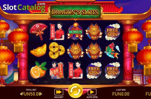 Pantalla2. Dragon's Slots Tragamonedas 