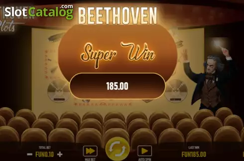 Win screen 3. Beethoven Slots slot