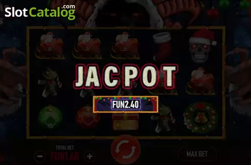Win screen 2. Christmas With Krampus slot