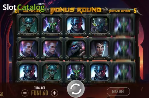 Free Spins screen 3. Warfare Nebula slot