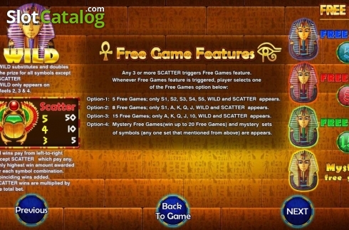 kuvaruutu5. Legend of Pharaoh hedelmäpeli (Vela Gaming)
		