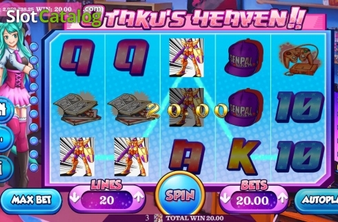 Win Screen. Otaku's Heaven slot