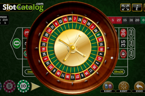 Bildschirm4. European Roulette (Vela Gaming) slot