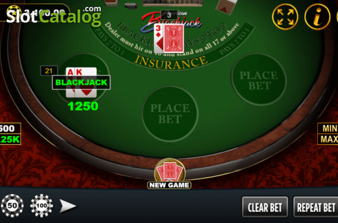 Captura de tela6. American Blackjack (Vela Gaming) slot