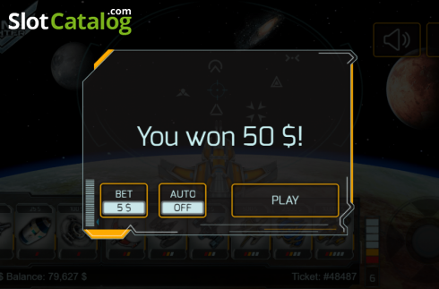 Win Screen. Wing Fighter slot