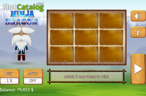 Bildschirm2. Ninja Dragon slot