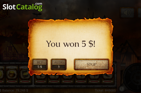 Win Screen 2. Dragon Hunter (Vermantia) slot