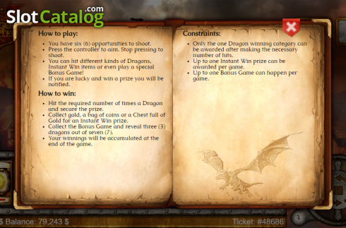 Rules. Dragon Hunter (Vermantia) slot