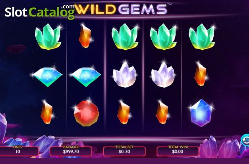画面2. Wild Gems カジノスロット