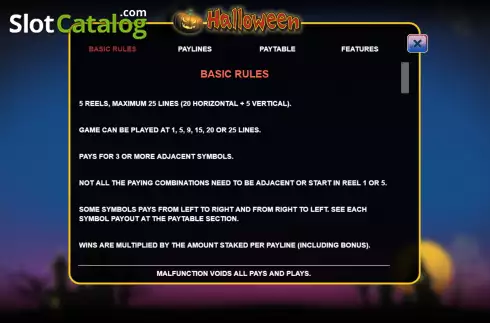 画面7. Halloween (Vibra Gaming) カジノスロット