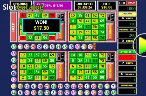 Win Screen 2. Champion Bingo 2 slot