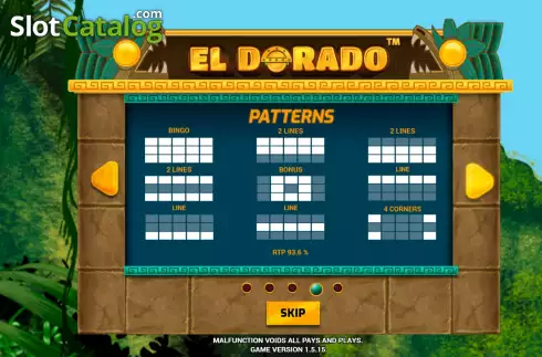 Pantalla8. El Dorado (Vibra Gaming) Tragamonedas 