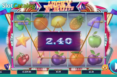 画面5. Lucky Fruits (Vibra Gaming) カジノスロット