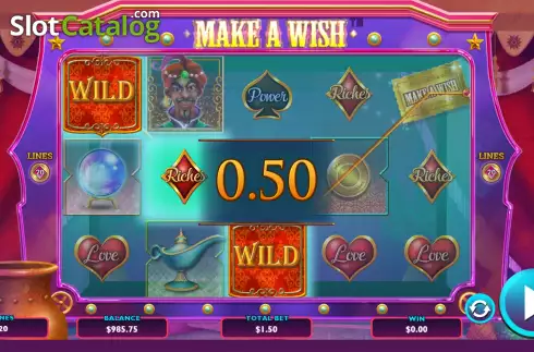 Bildschirm4. Make a Wish slot