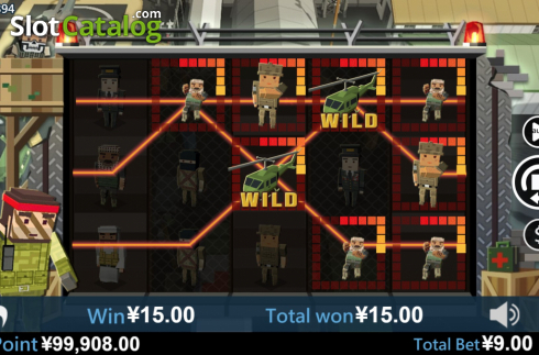Bildschirm6. Military (Virtual Tech) slot
