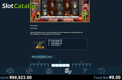 Bildschirm9. Military (Virtual Tech) slot