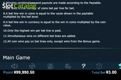 Ecran7. Ninja (Virtual Tech) slot (Virtual Tech)
		