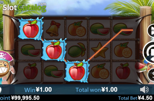 Win screen 1. Tropical Island slot