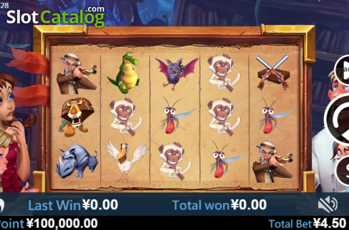 Schermo2. Brutal Jungle slot