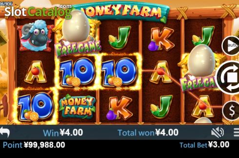 Win screen 3. Money Farm (Virtual Tech) slot