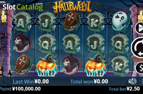 Bildschirm2. Halloween (Virtual Tech) slot