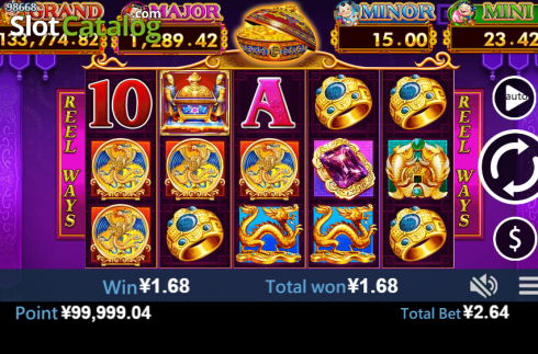 Bildschirm3. Diamond Eternity (Virtual Tech) slot