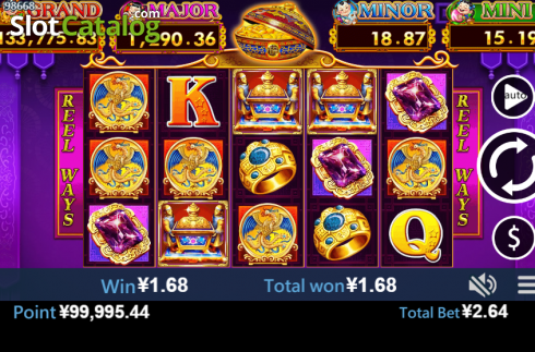 Bildschirm4. Diamond Eternity (Virtual Tech) slot
