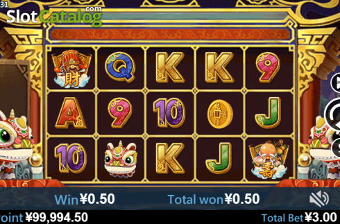 Ecran3. Lion dance (Virtual Tech) slot