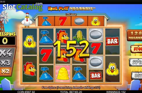 Captura de tela8. Fowl Play Megaways slot