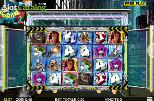 Game screen. Urban City slot