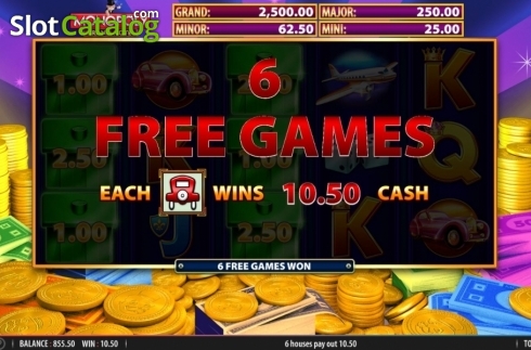 Free Spins. Monopoly Grand Hotel slot