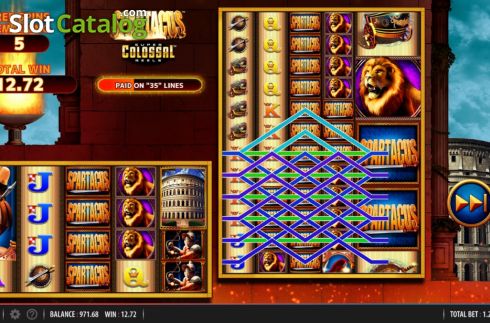 Free Spins 4. Spartacus Super Colossal Reels slot