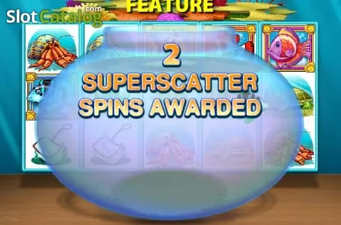 Free Spins screen. Gold Fish (WMS) slot