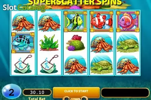 Free Spins screen. Gold Fish (WMS) slot