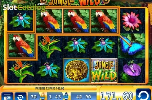 Win screen. Jungle Wild slot