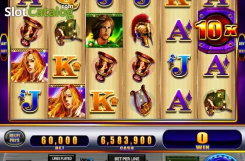 Screen4. Lady of Athens slot