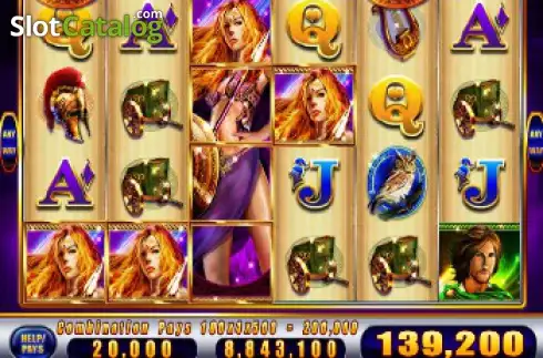 Screen6. Lady of Athens slot