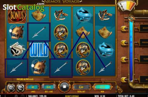 Bildschirm4. Nemo's Voyage (Mobile) slot