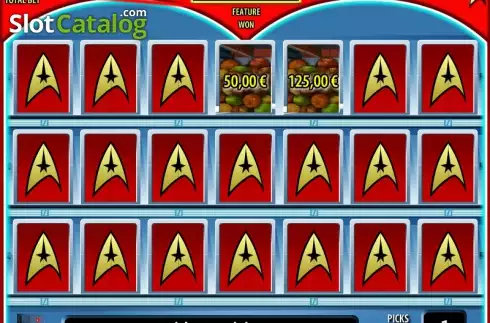 Bonus game screen 1. STAR TREK Trouble With Tribbles slot