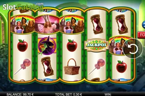 Ecran2. THE WIZARD OF OZ Ruby Slippers (Mobile) slot