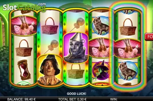 Ecran3. THE WIZARD OF OZ Ruby Slippers (Mobile) slot