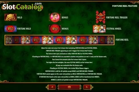 Paytable 6. Wishing You Fortune slot