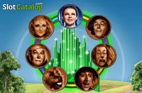 Intro Game screen. Wizard of Oz Road to Emerald City slot
