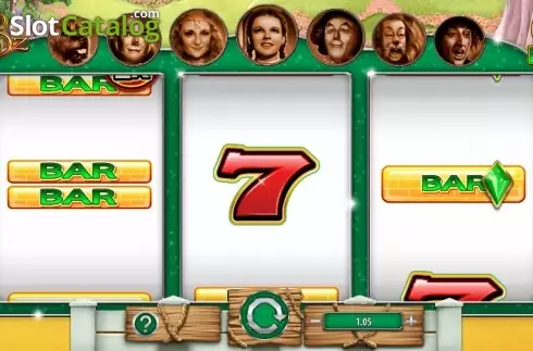 Bildschirm6. Wizard of Oz Road to Emerald City slot