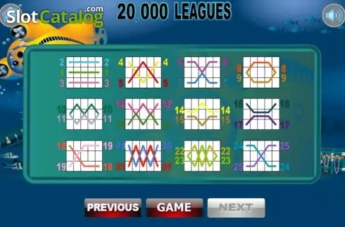 画面4. 20000 Leagues カジノスロット