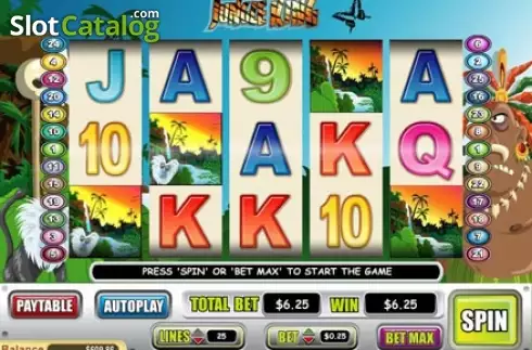 Win Screen . Jungle King (Wager Gaming) slot