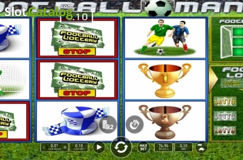 Win Screen. Football Mania (Wazdan) slot