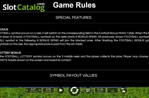 Bildschirm7. Football Mania (Wazdan) slot